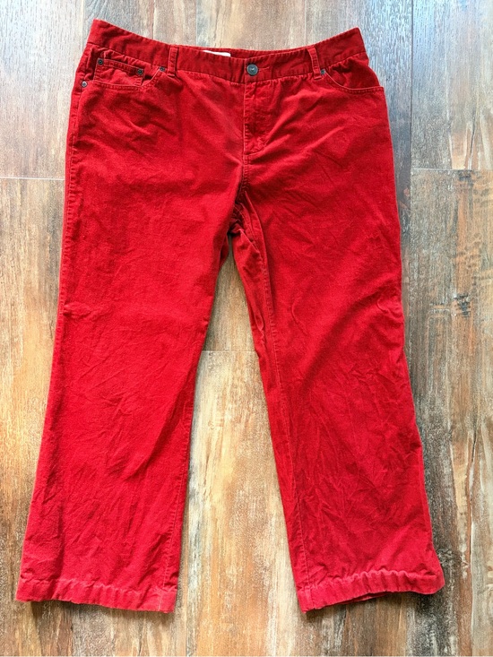 Merona Pants - Merona Women’s Burnt Orange Corduroy Bootcut Mid Rise 28” Sz 16 Retro